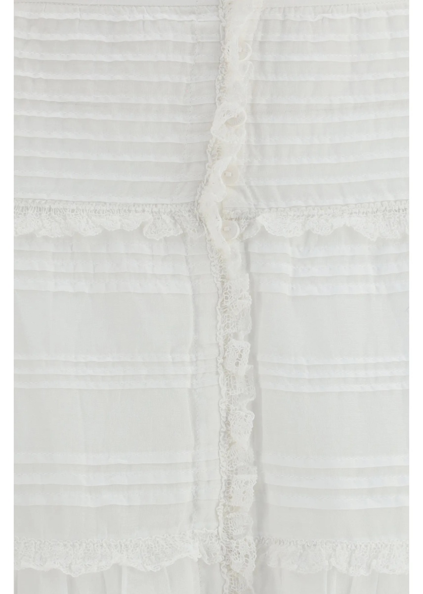 Fusta Paoline Long Cotton Skirt - Img 3