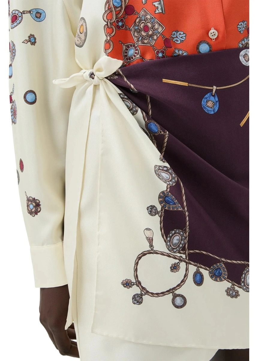 Fusta Printed silk twill Mini Skirt - Img 7