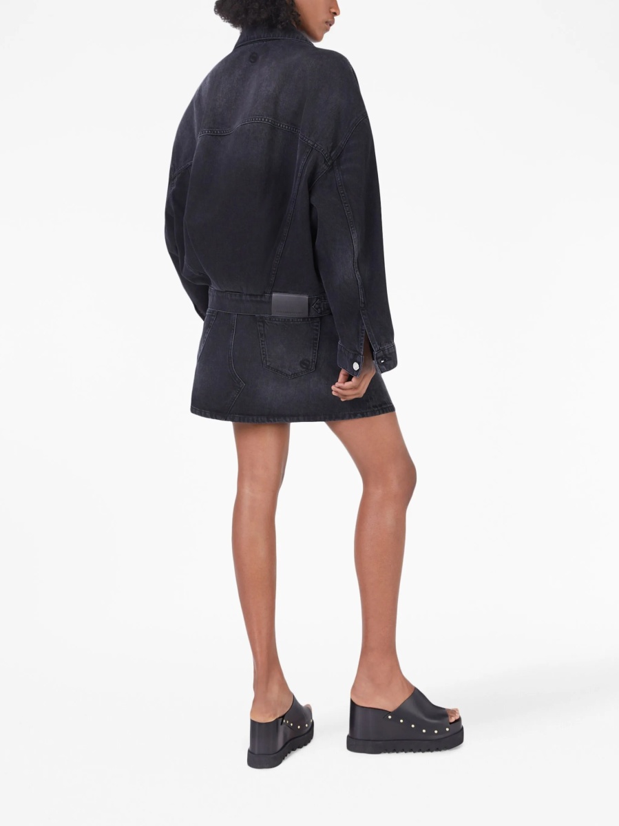 Fusta Stella McCartney falabella neagra - Img 3