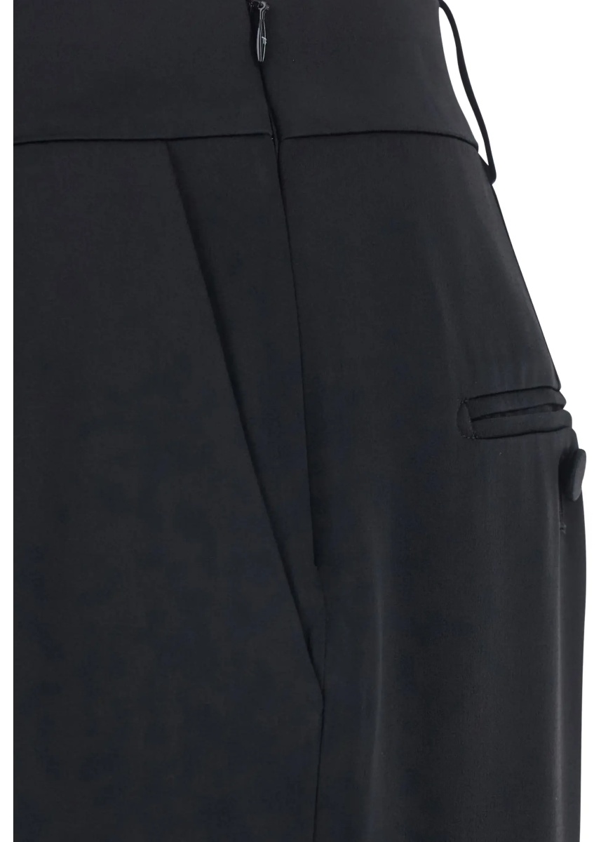 Fusta Tailored crepe envers satin Skirt - Img 3