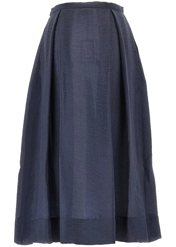 Fusta Tecno creponne midi skirt - Img 3