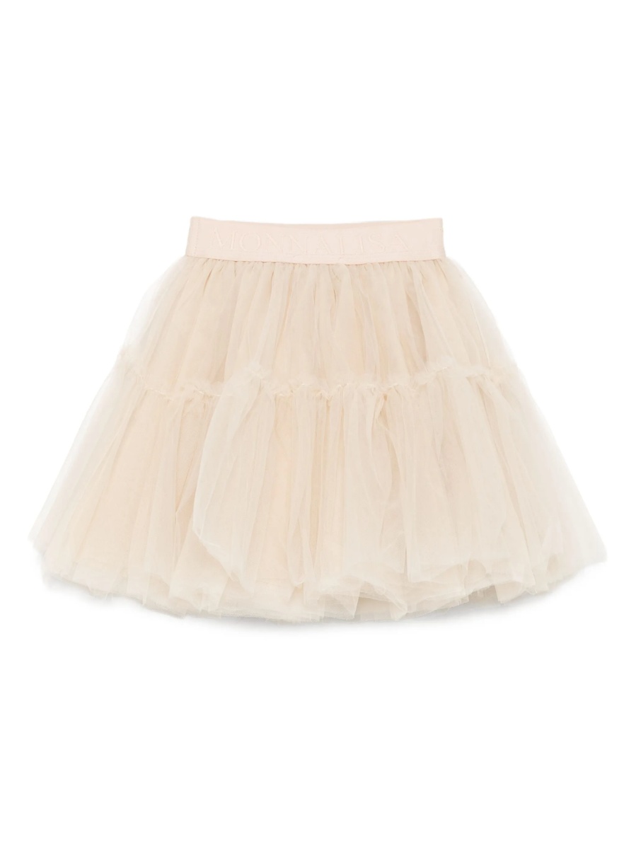 Fusta tutu Monnalisa neutra din poliamida si polyester - Img 2