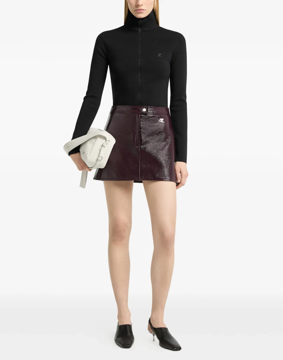 Fusta Vinyl mini Skirt - Img 4