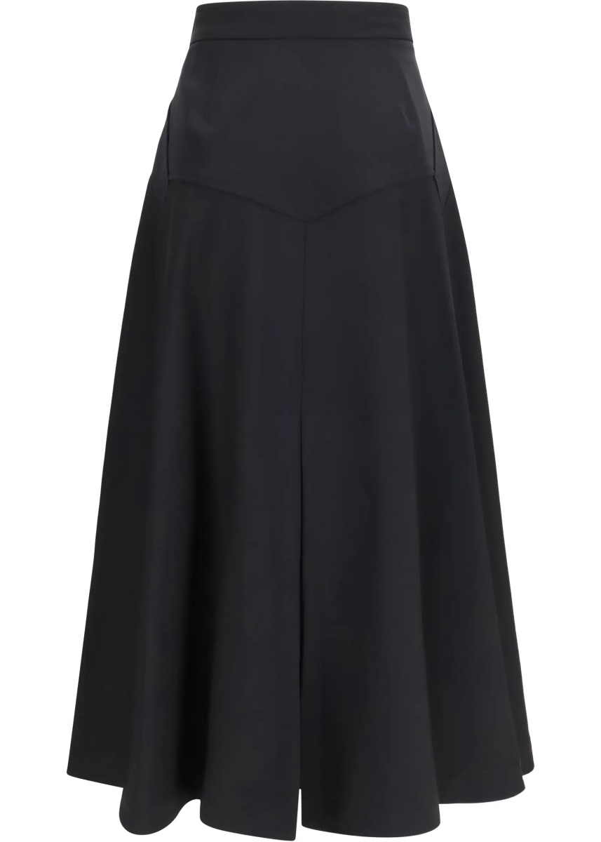 Fusta Wool twill midi Skirt - Img 2
