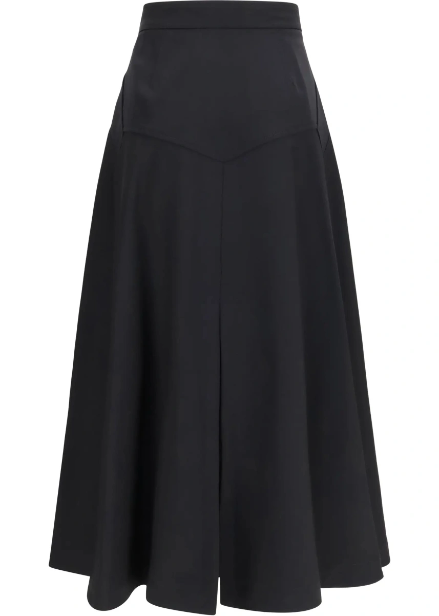 Fusta Wool twill midi Skirt - Img 2