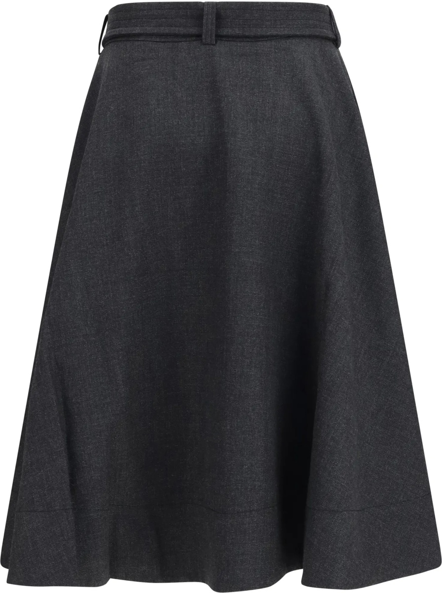Fusta Wool wrap Skirt Ganni Wool wrap Skirt - Img 2
