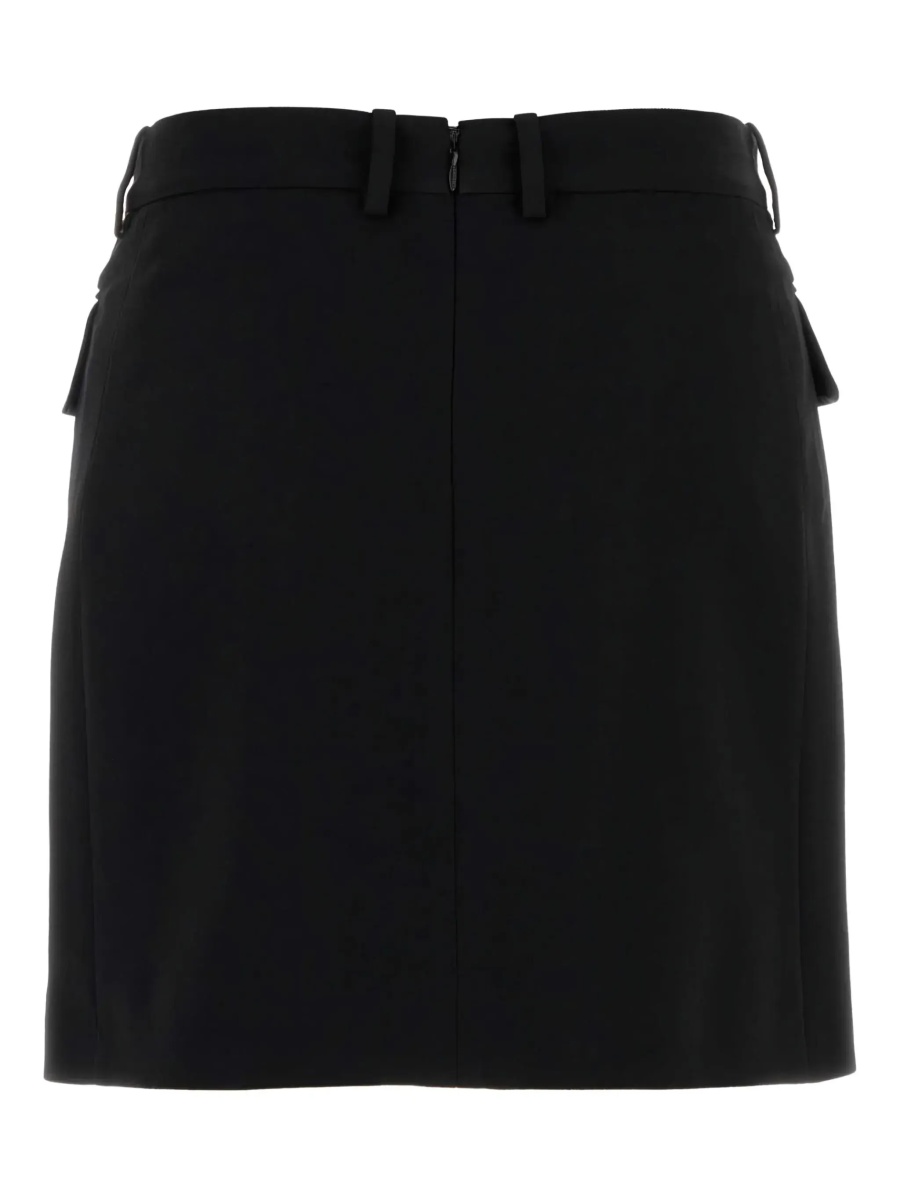 Fuste Viscose and wool twill miniskirt - Img 2