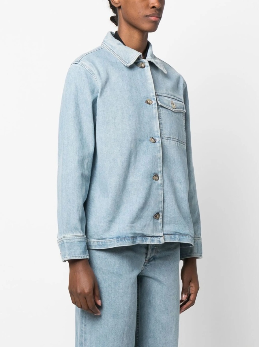 Geaca de blugi A.P.C. albastra - Img 3
