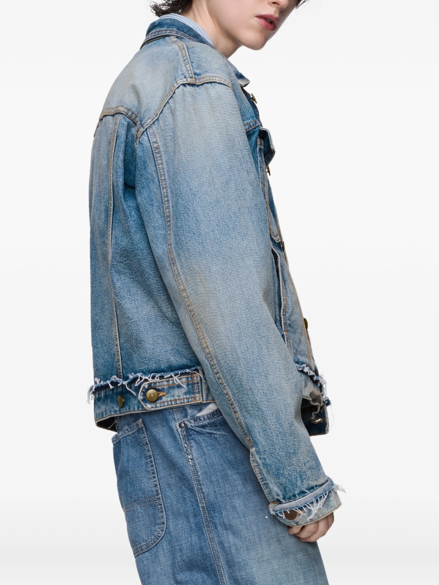 Geaca de blugi Maison Margiela albastra - Img 4
