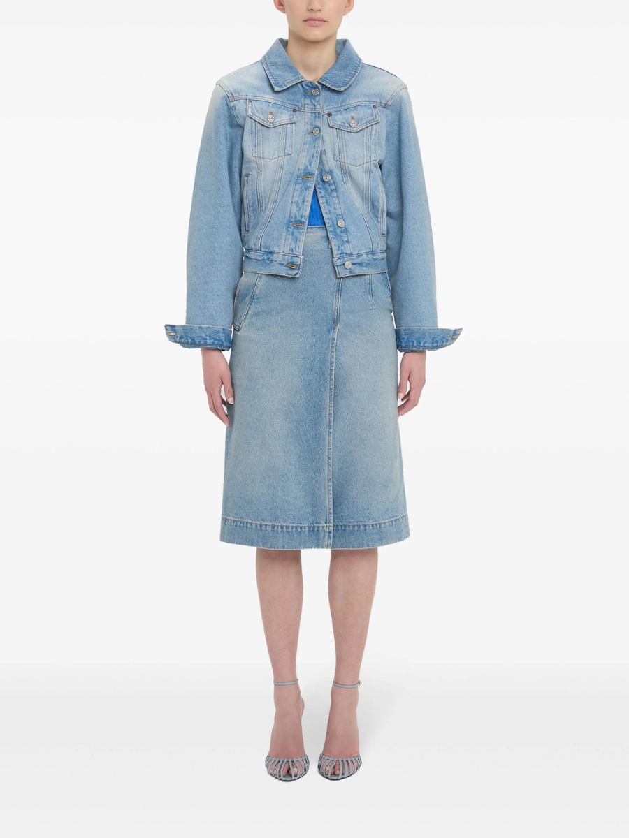 Geaca de blugi Victoria Beckham albastra - Img 2