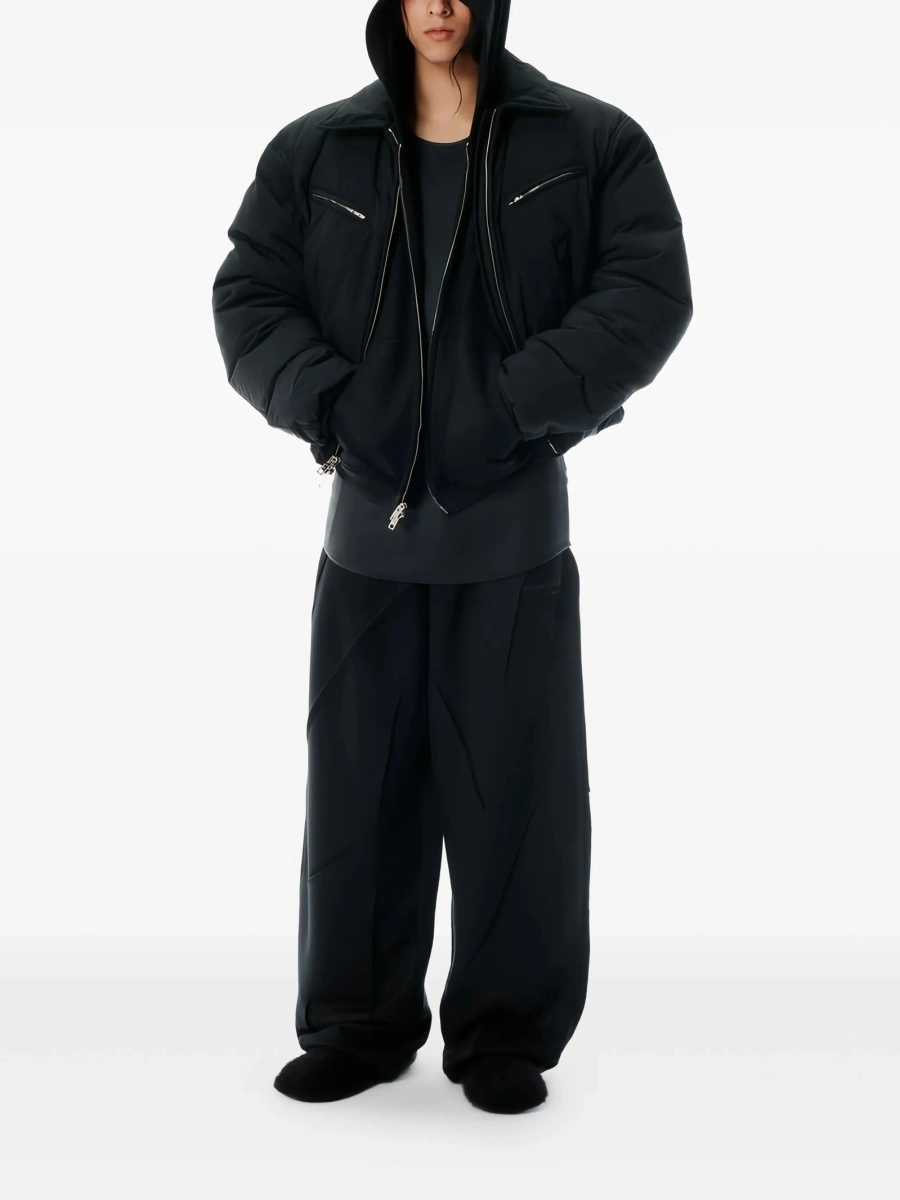 Geaca de iarna Alexander Wang neagra din poliamida si polyester - Img 2