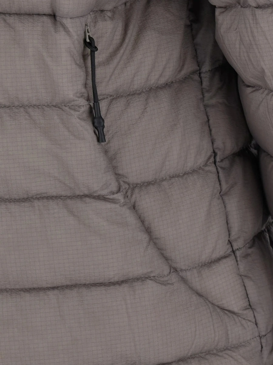 Geaca de Iarna Brown Down jacket with hood and two front zip pockets in Tech Fabric for men - Img 5