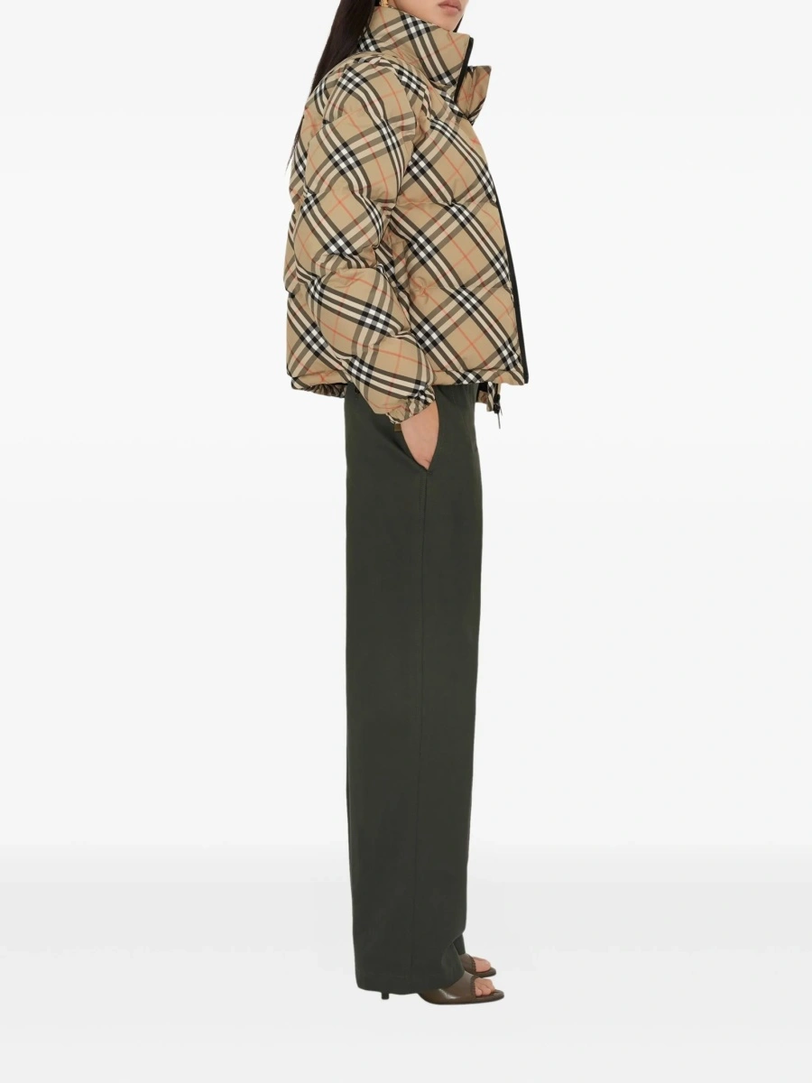 Geaca de iarna Burberry vintage check neutra - Img 3