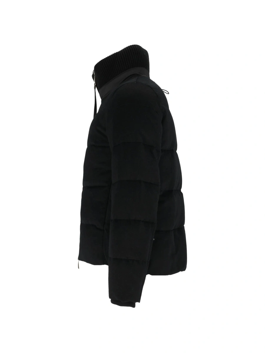 Geaca de iarna DUNO neagra din lana si polyester - Img 2