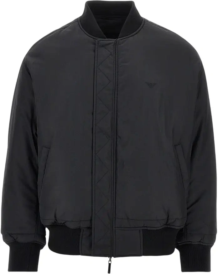 Geaca de iarna Emporio Armani neagra din nylon - Img 4