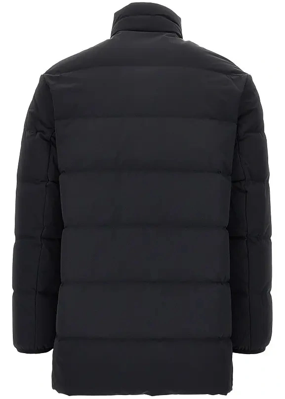 Geaca de iarna Emporio Armani neagra din nylon - Img 3