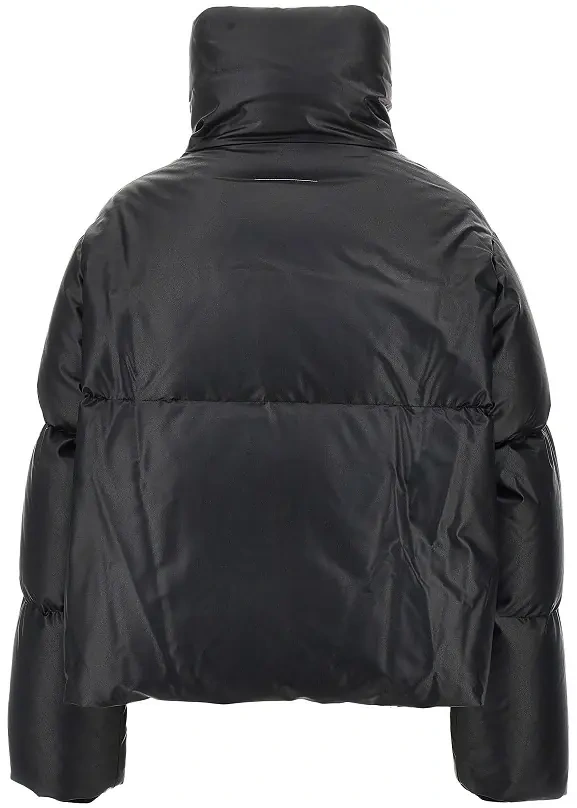 Geaca de Iarna Faux leather down jacket - Img 3