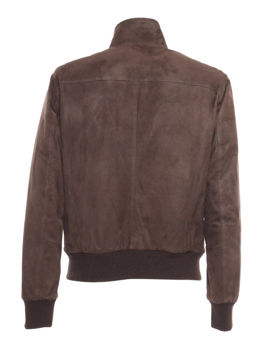 Geaca de Iarna JACKET WITH DOUBLE SLIDER ZIP, BARRACUDA COLLAR WITH 2BUTTONS, 2WELT SIDE POCKETS, BOTTOM GARMENT AND CUFFS IN RIB KNIT. GOOSE DOWN PADDING. - Img 2