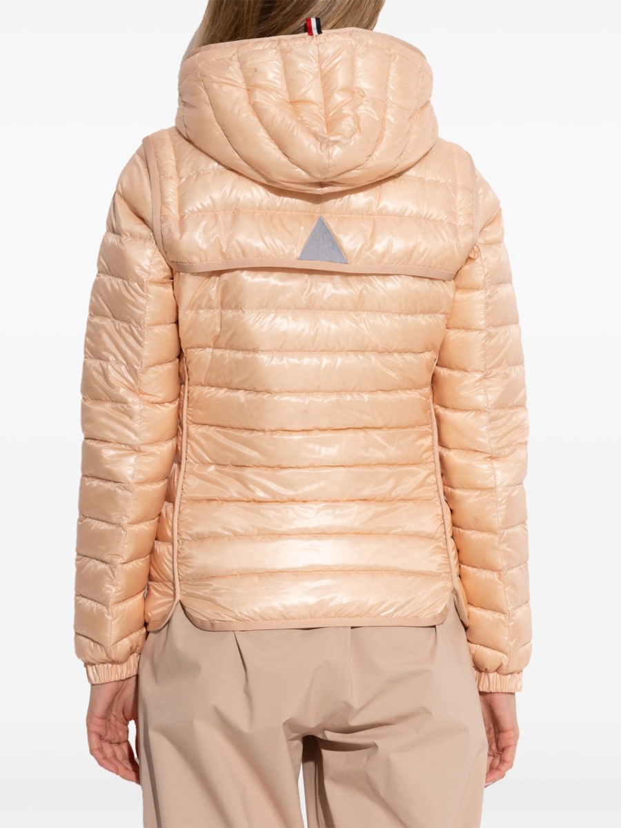 Geaca de iarna Moncler Grenoble roz din poliamida - Img 4