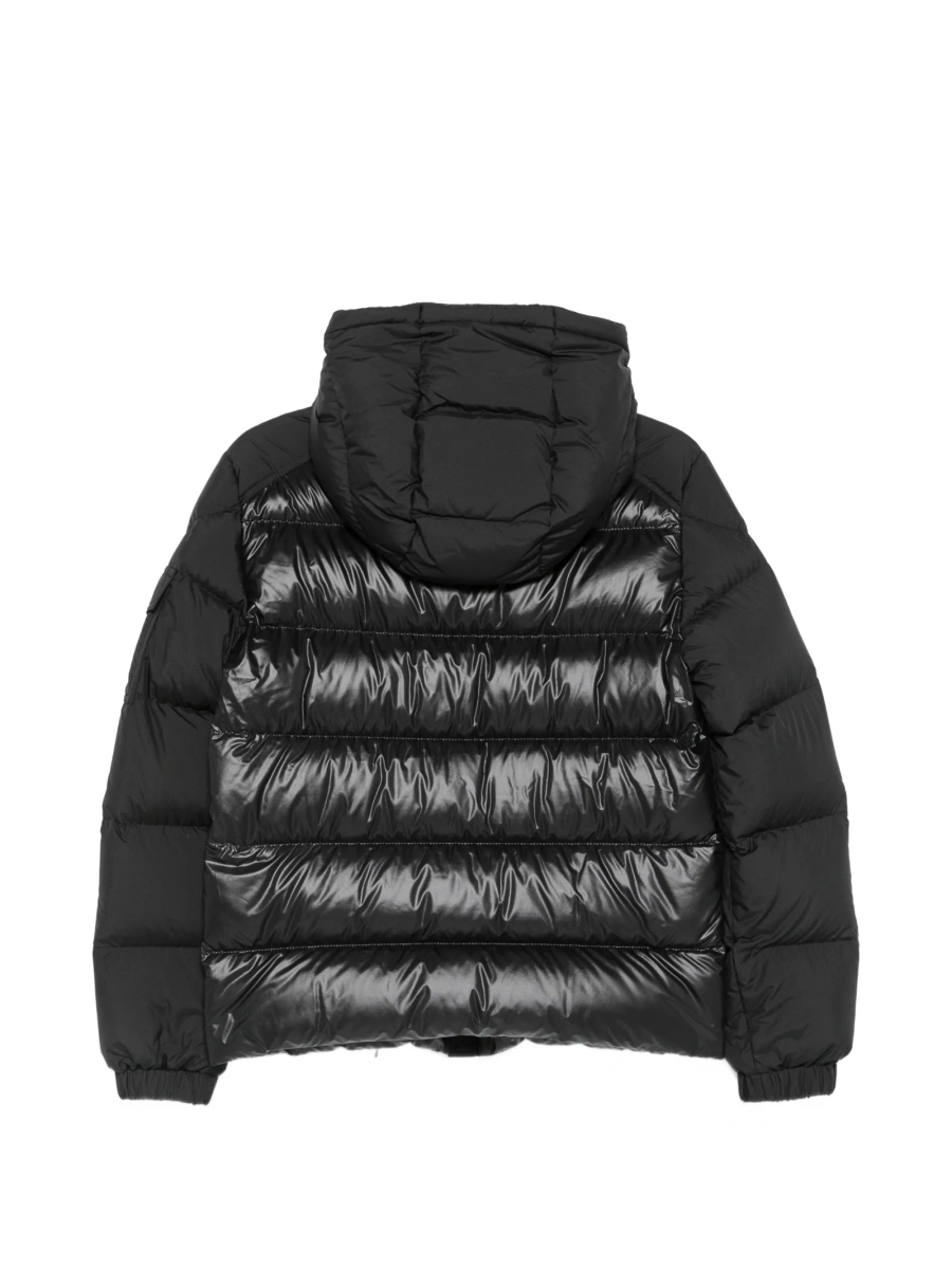 Geaca de iarna Moncler neagra din polyester - Img 2