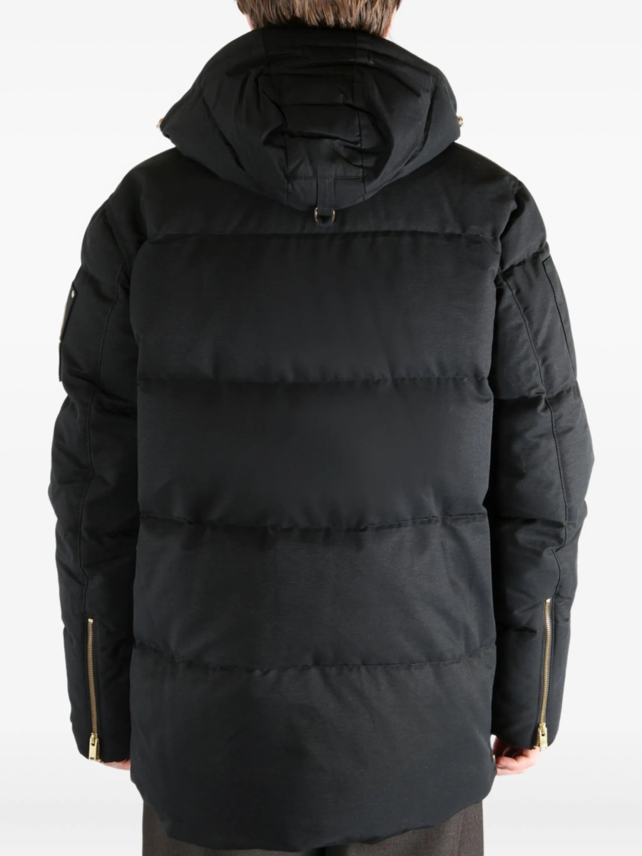 Geaca de iarna Moose Knuckles neagra din bumbac si nylon - Img 4