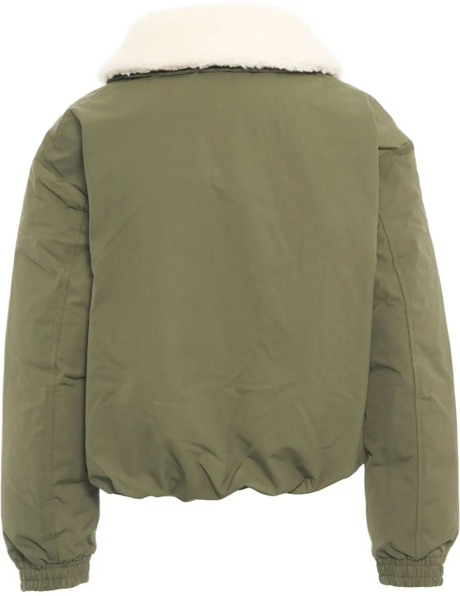 Geaca de Iarna Puffer jacket with faux fur collar - Img 3