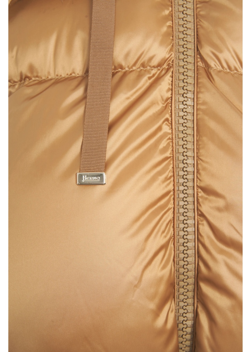 Geaca de Iarna Puffer jacket with faux fur trim - Img 3