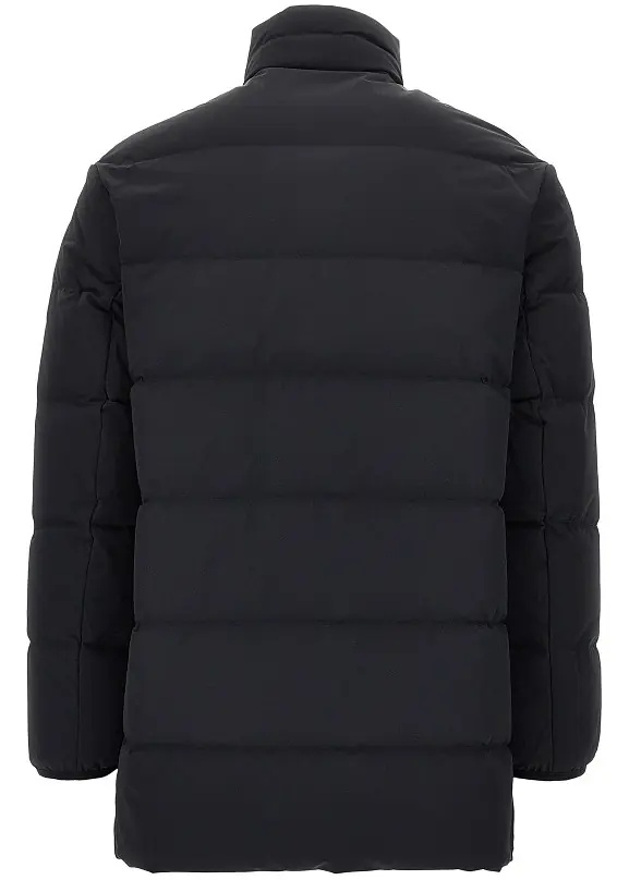 Geaca de Iarna Quilted nylon downjacket with Eagle logo - Img 3