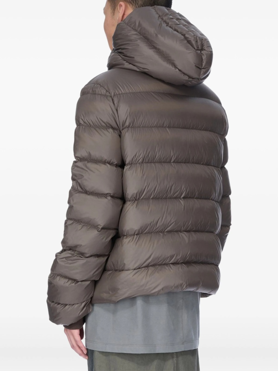 Geaca de iarna Rick Owens maro din nylon - Img 2