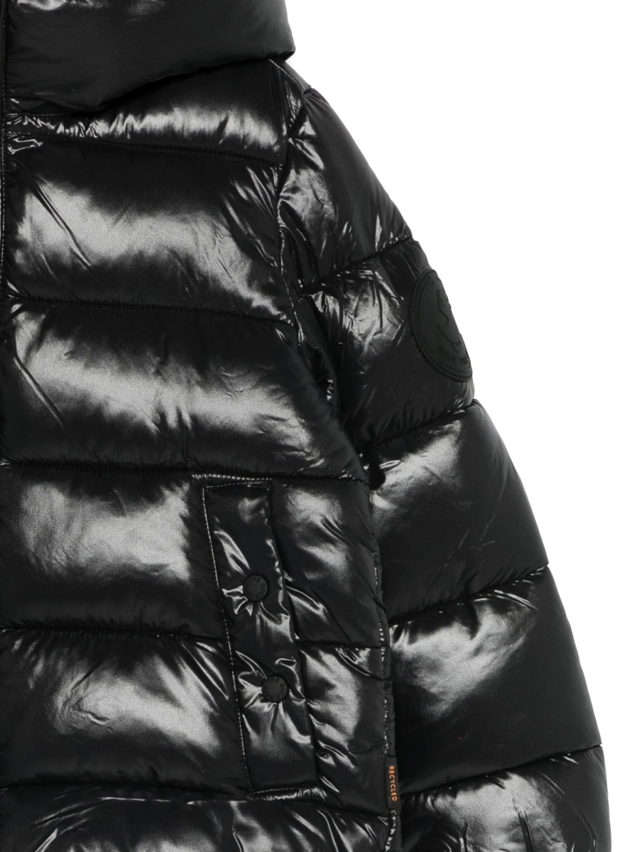 Geaca de iarna Save the Duck neagra din nylon - Img 3