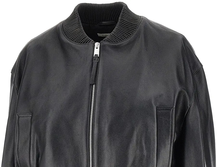 Geaca de Piele 'Hannan' leather bomber jacket - Img 2
