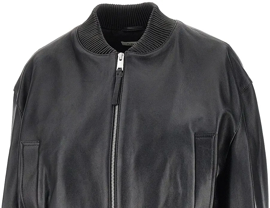 Geaca de Piele 'Hannan' leather bomber jacket - Img 2