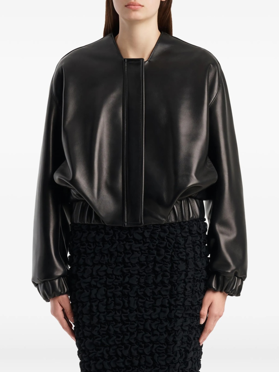 Geaca de piele Khaite neagra - Img 3