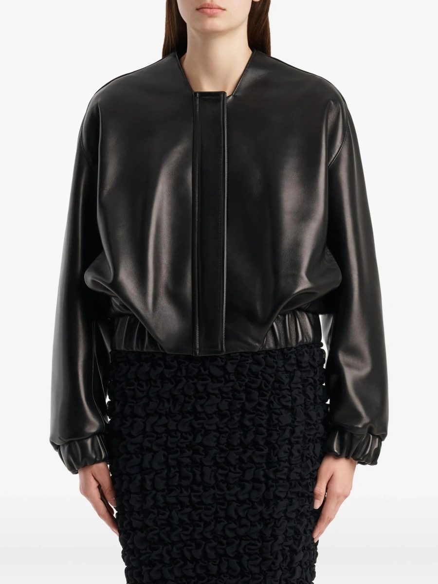 Geaca de piele Khaite neagra - Img 3