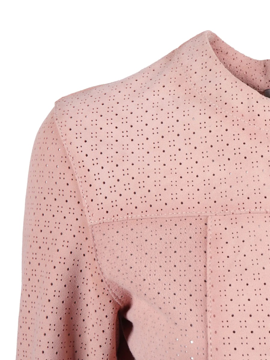 Geaca de Piele WOMAN GOAT SUEDE LEATHER JACKET - Img 3
