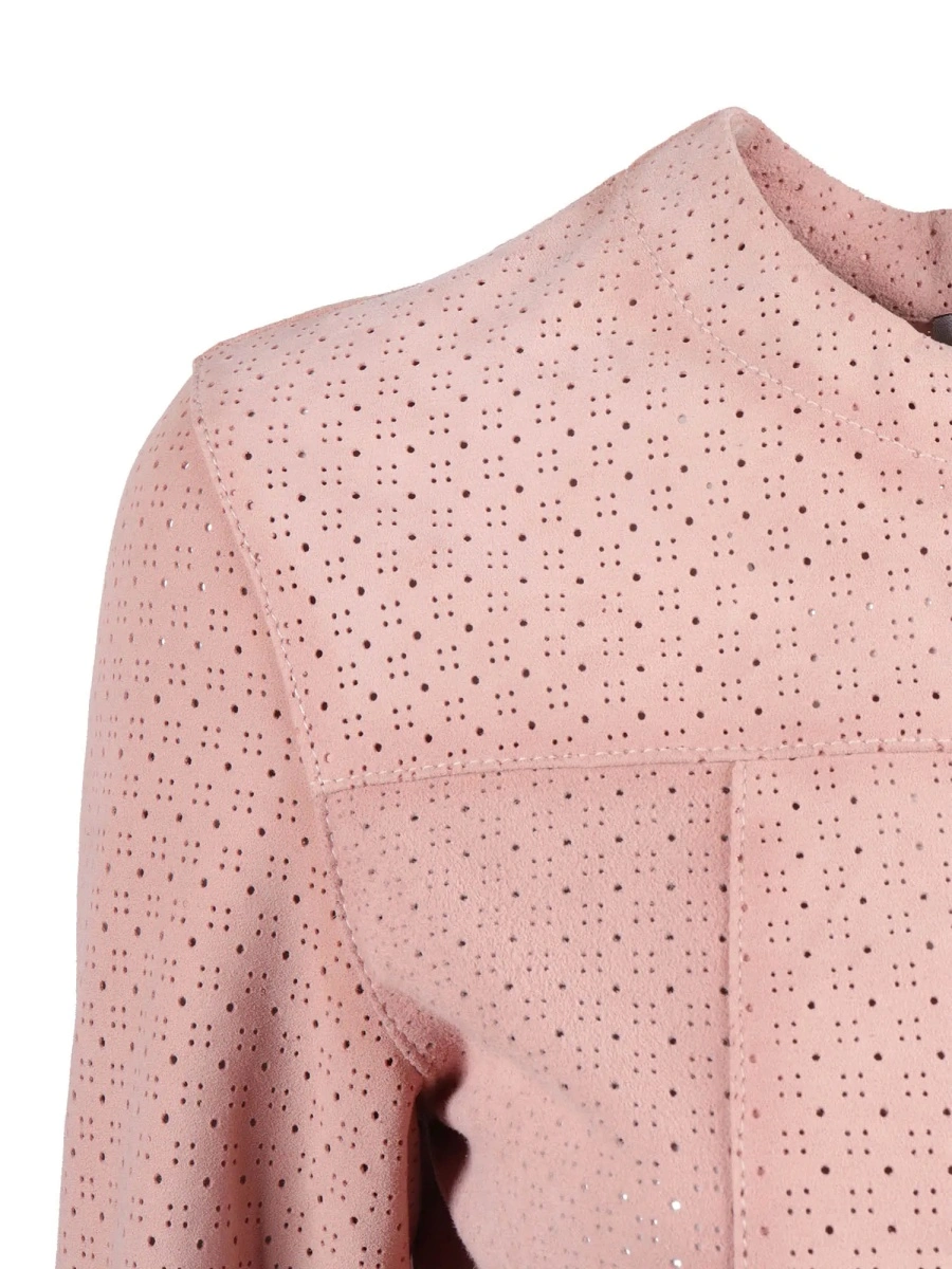 Geaca de Piele WOMAN GOAT SUEDE LEATHER JACKET - Img 3