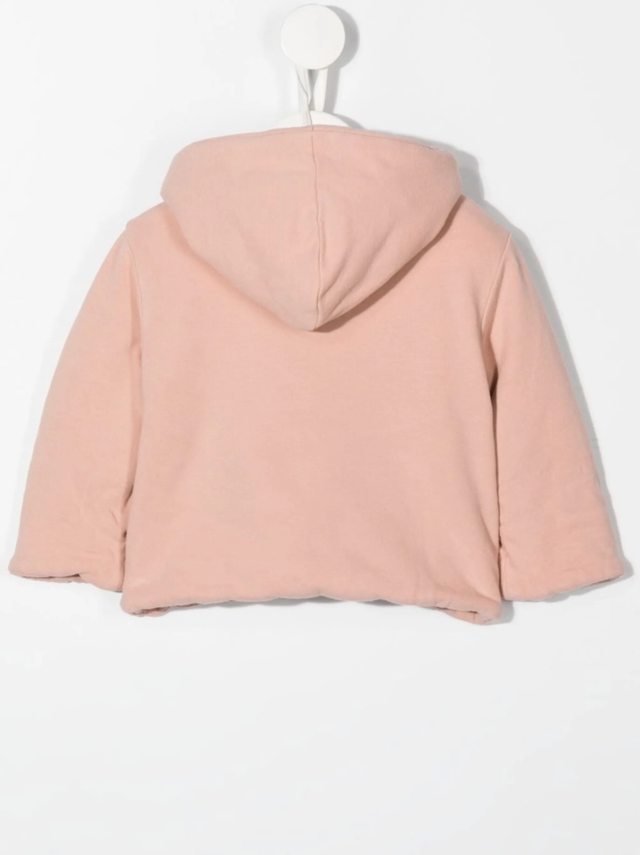 Geaca de ploaie TEDDY &amp; MINOU roz din spandex/elastan si bumbac - Img 2