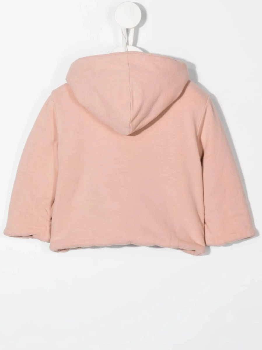 Geaca de ploaie TEDDY &amp; MINOU roz din spandex/elastan si bumbac - Img 2