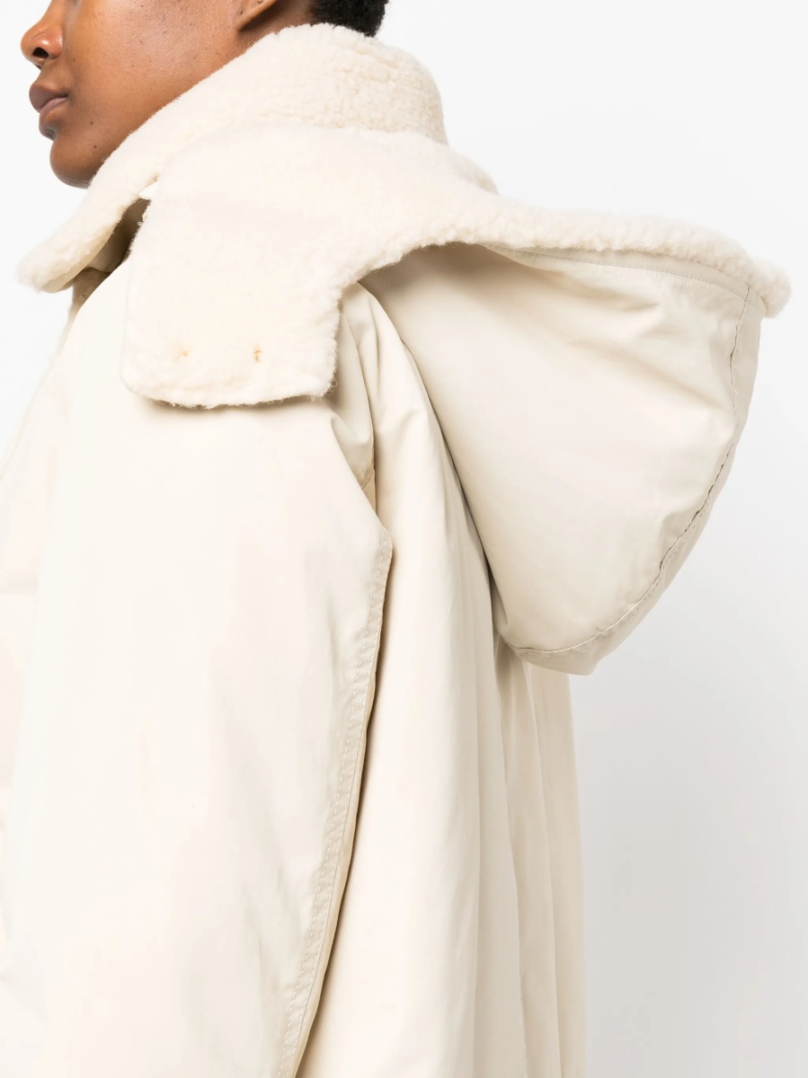 Geaca Parka Fay neutra din polyester si bumbac - Img 5