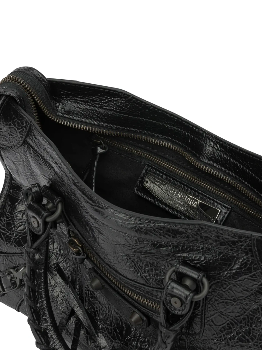 Geanta de mana Balenciaga 'City' neagra - Img 5