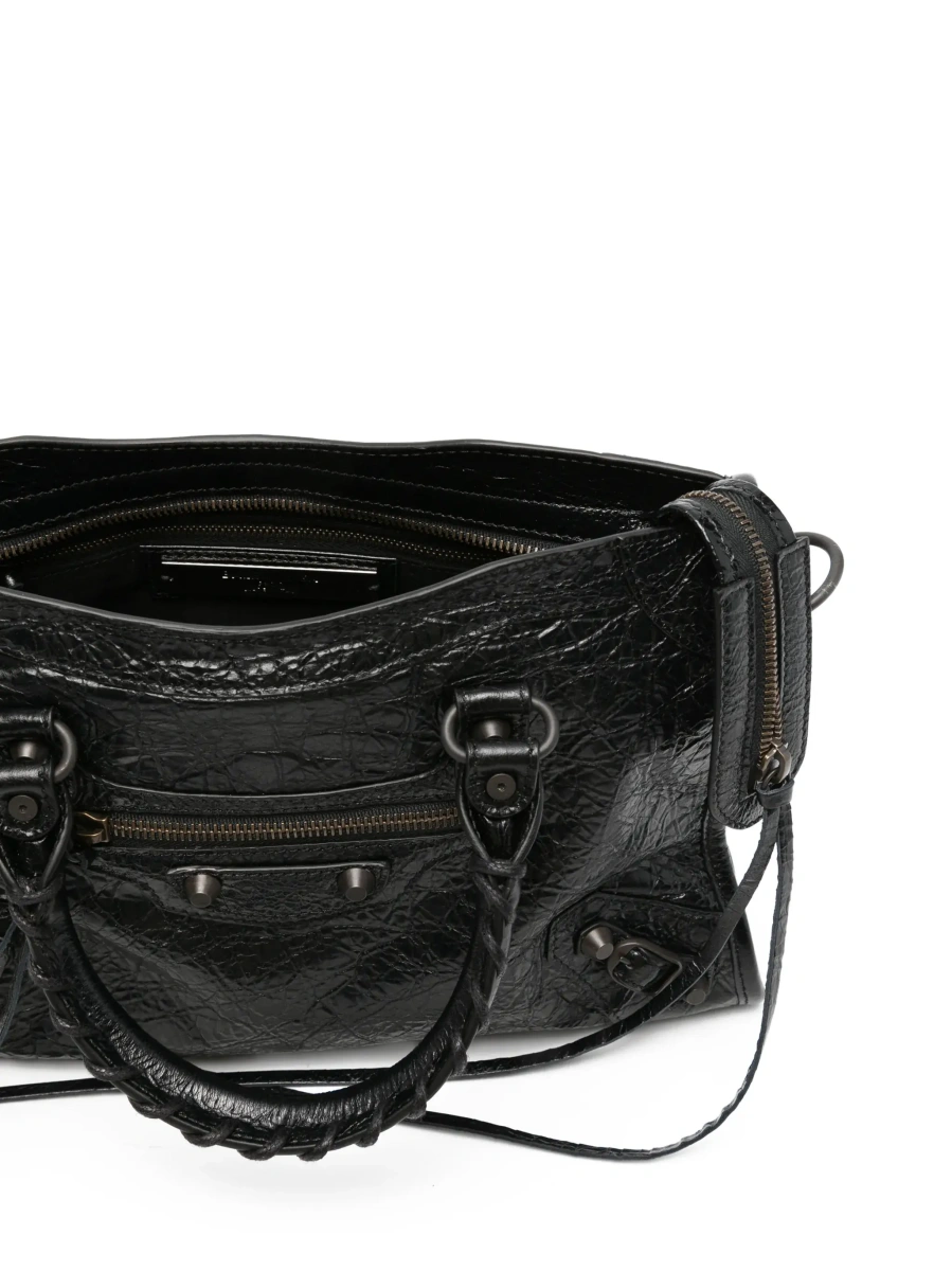 Geanta de mana Balenciaga 'City' neagra - Img 9