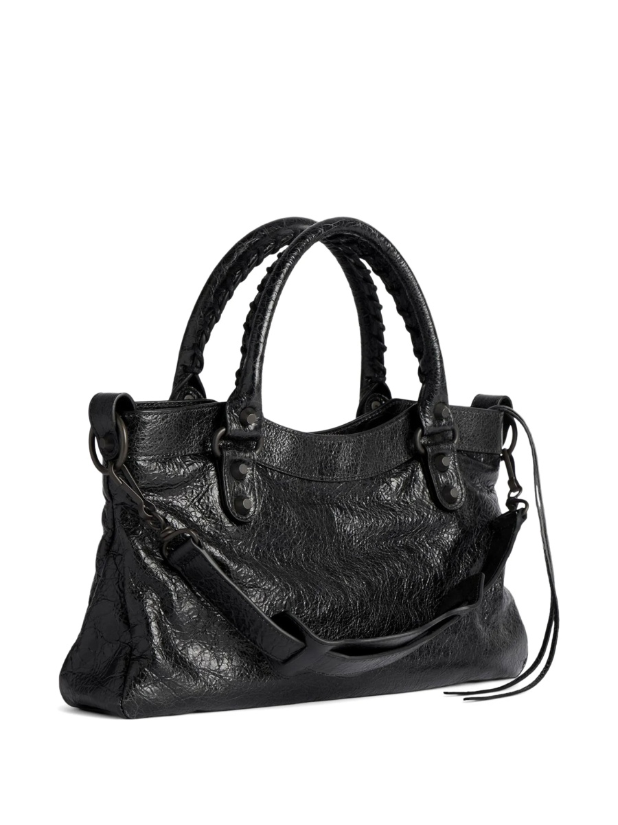 Geanta de mana Balenciaga neagra din piele - Img 2