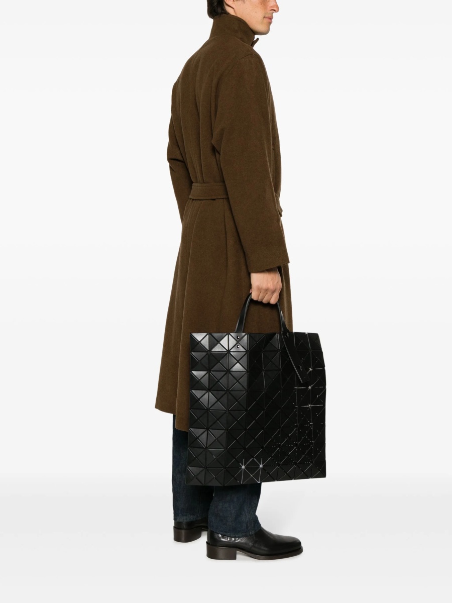 Geanta de mana BAO BAO ISSEY MIYAKE neagra din pvc si piele eco - Img 2