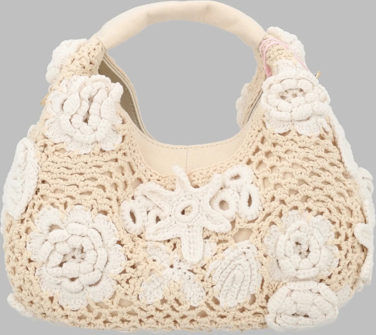 Geanta de mana Borsa Hobo Mini In Crochet - Img 2