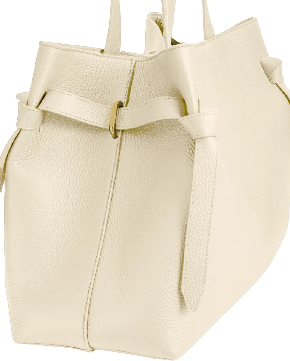 Geanta de mana Borsa Tote "Gyoza" In Pelle - Img 3