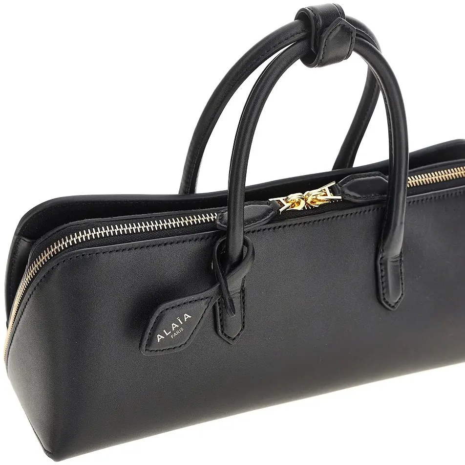 Geanta de mana Box leather small 'Delta' bag - Img 4