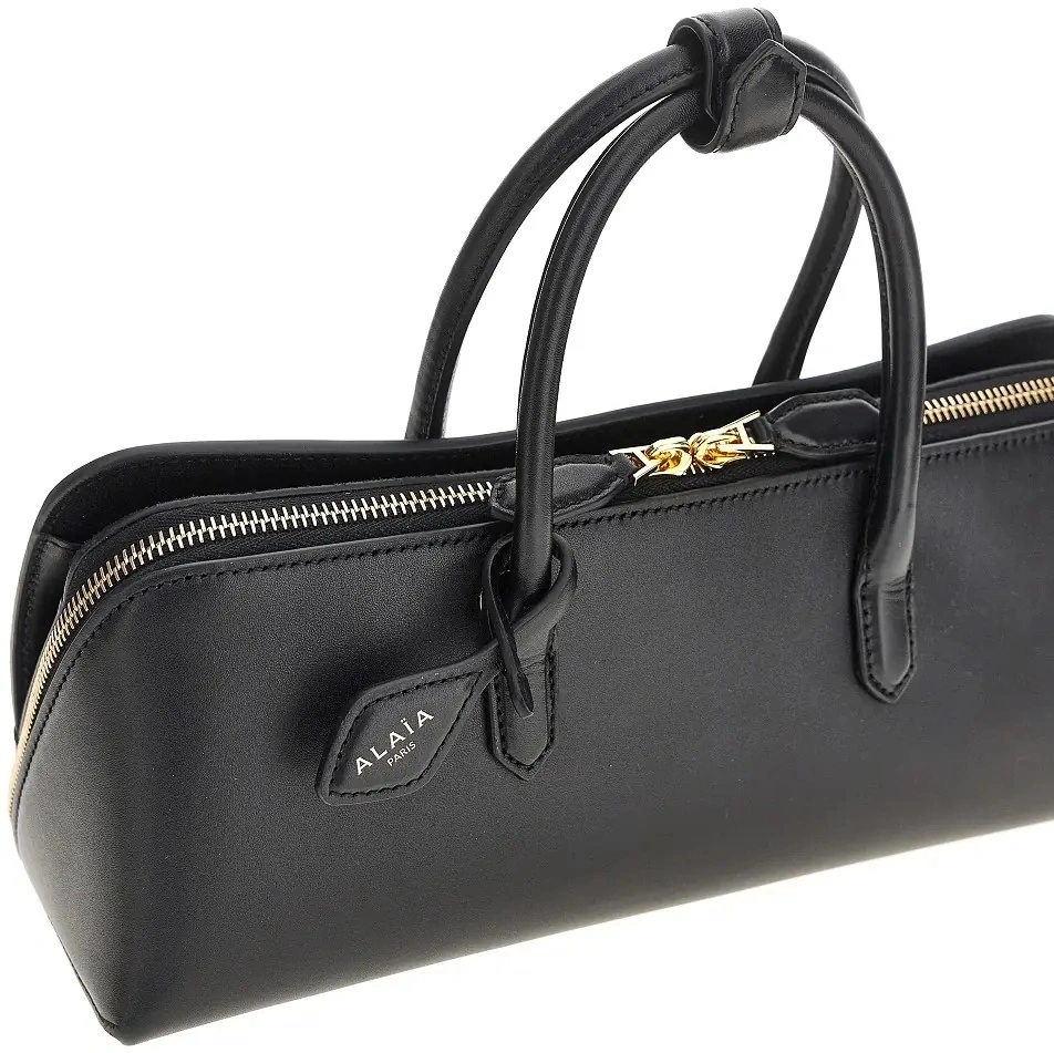 Geanta de mana Box leather small 'Delta' bag - Img 4