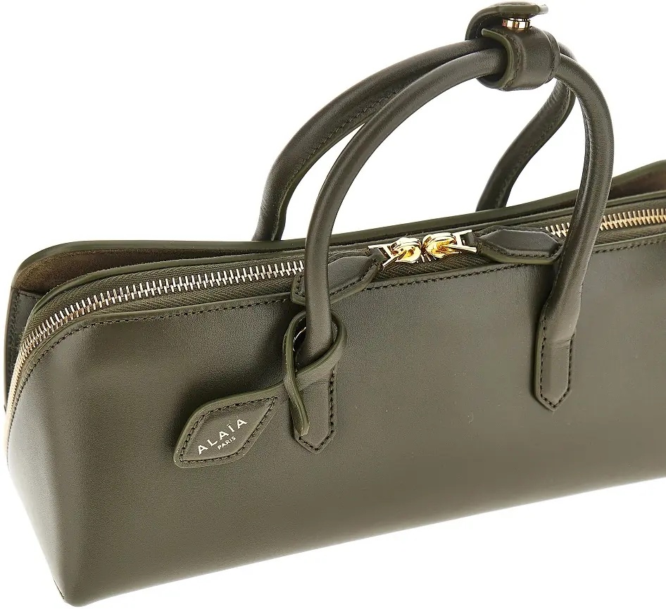 Geanta de mana Box leather small 'Delta' bag - Img 4