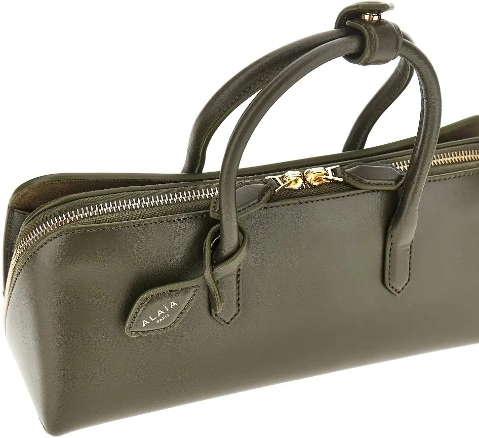 Geanta de mana Box leather small 'Delta' bag - Img 4