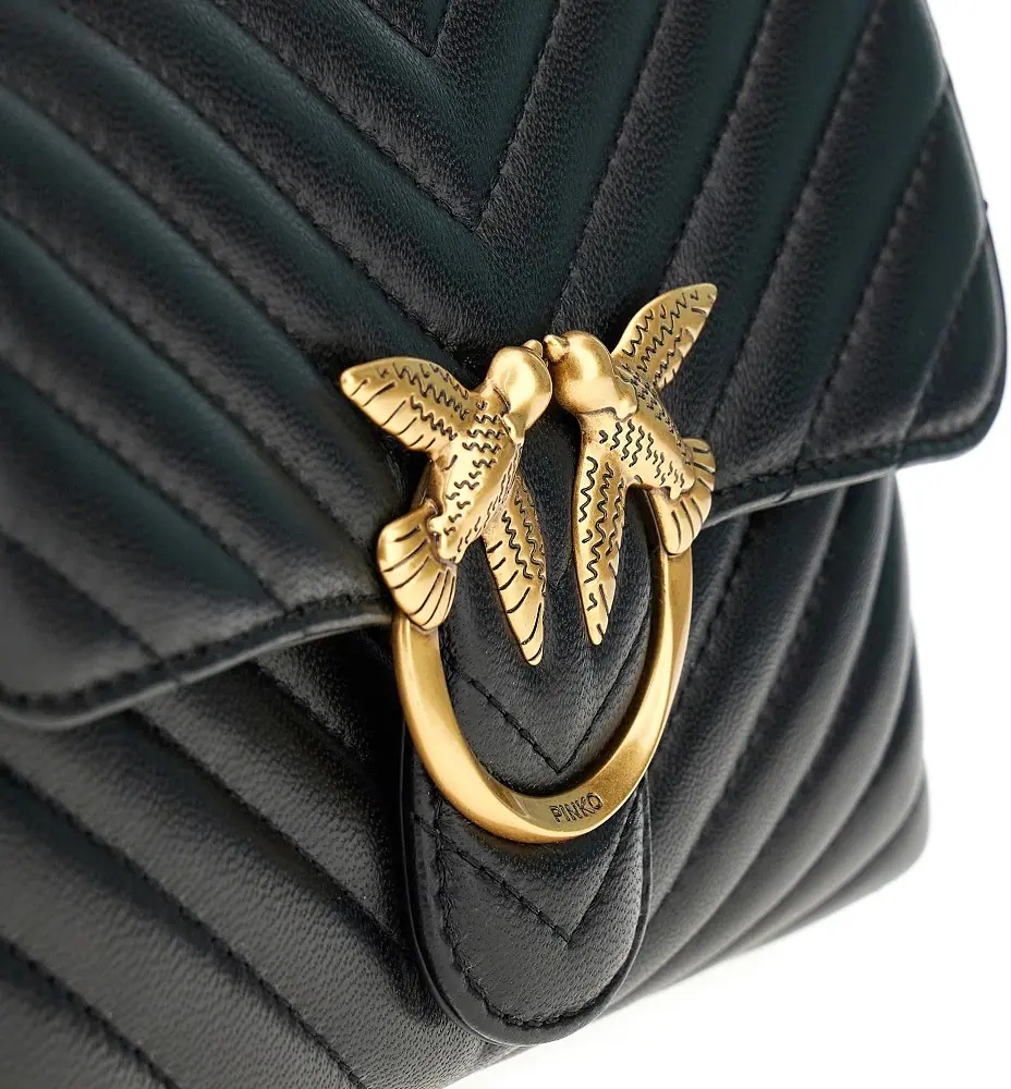 Geanta de mana Chevron nappa leather mini Love Lady Puff bag - Img 4